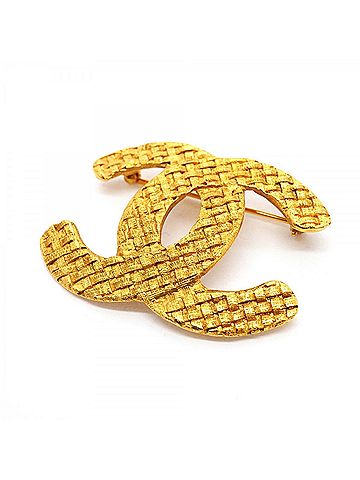 Chanel Chanel Brooch, Coco Mark, GP Plated Gold, Women's (view 2)