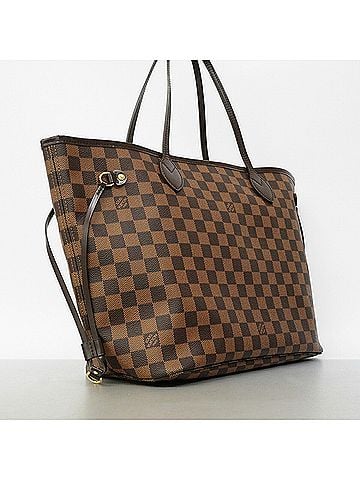 Louis Vuitton Louis Vuitton Damier Neverfull MM Tote Bag N51105 Ebene (Women's) (view 2)