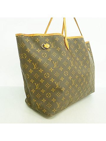 Louis Vuitton Louis Vuitton Monogram Neverfull GM Tote Bag M40157 Brown (Women's) (view 2)