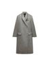 Zara 100% Wool 100% Viscose Houndstooth Gray Tan Coat Size S - photo 1