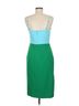 Milly Color Block Green Milly Casual Dress Size 8 - photo 2