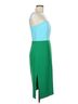 Milly Color Block Green Milly Casual Dress Size 8 - photo 3