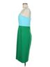 Milly Color Block Green Milly Casual Dress Size 8 - photo 4