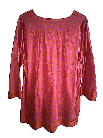 Caribbean Joe Long Sleeve Blouse (view 2)