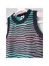 Missoni Stripes Black Tank Top Size 6 - photo 4