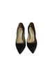 Pollini 100% Calf Leather Black Heels Size 5 - photo 2