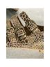 Jeffrey Campbell Snake Print Brown Sandals Size 6 - photo 7