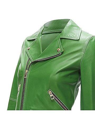 Loewe Loewe Jw Anderson leather moto biker jacket (view 2)