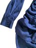 Pinko Blue Long Sleeve Blouse Size 8 - photo 3