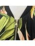 Zara 100% Viscose Floral Black Green Pink Jacket Size XS - photo 4