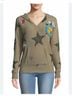 Chaser Stars Green Pullover Hoodie Size L - photo 4