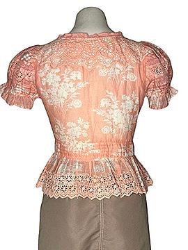 LoveShackFancy Annalee Short Sleeve Blouse (view 2)