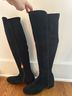 Gentle Souls 100% Suede Black Boots Size 7 1/2 - photo 7