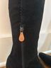 Gentle Souls 100% Suede Black Boots Size 7 1/2 - photo 6