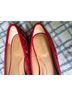Talbots Plaid Red Flats Size 10 - photo 4