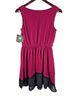 Iz Byer 100% Polyester Solid Pink Black Cocktail Dress Size S - photo 3