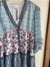 Saylor 100% Viscose Floral Multi Color Casual Dress Size L - photo 5