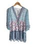 Saylor 100% Viscose Floral Multi Color Casual Dress Size L - photo 4