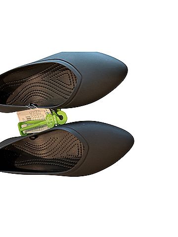Crocs On The Clock Work Flats (view 2)