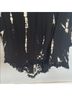 Surf Gypsy Print Black Ivory Short Sleeve Blouse Size S - photo 4