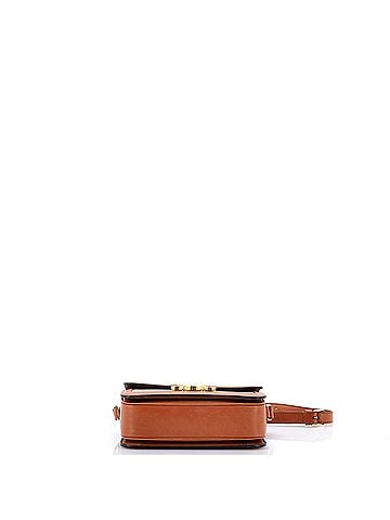 Céline Triomphe Shoulder Bag Canvas with Leather Teen (view 2)