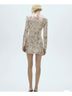 Mango Multi Color Cocktail Dress Size S - photo 4