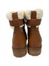 Kate Spade New York 100% Leather Solid Brown White Boots Size 8 - photo 2