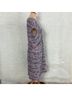 St. John Tweed Purple Pink Black Gray Yellow Cocktail Dress Size 10 - photo 7