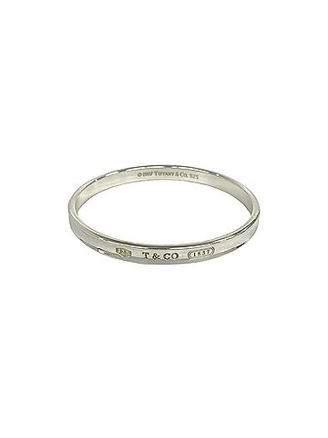 Tiffany & Co. TIFFANY&amp;Co. Tiffany Vintage Narrow Bangle, Sterling Silver 925 Bracelet, Accessory, 30370 (view 1)