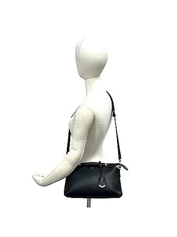 Fendi FENDI By The Way Medium Leather 2-way Shoulder Bag/Handbag, Black, 81343 (view 2)