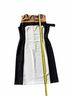 Andrew Marc Color Block Multi Color Cocktail Dress Size 6 - photo 8