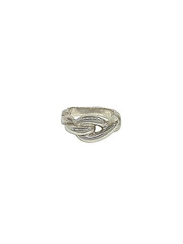 Hermès HERMES Vintage Torsade Ring, Sterling Silver 925, Jewelry for Men and Women, Silver, 55602 (view 1)