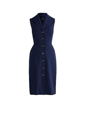 J.Crew Blazer-dress in bi-stretch cotton Casual Dress (view 1)