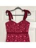 J.Crew 100% Polyester 6% Elastane 94% Polyester Floral Pink Red Cocktail Dress Size 8 - photo 12