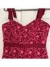 J.Crew 100% Polyester 6% Elastane 94% Polyester Floral Pink Red Cocktail Dress Size 8 - photo 6