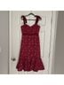 J.Crew 100% Polyester 6% Elastane 94% Polyester Floral Pink Red Cocktail Dress Size 8 - photo 4