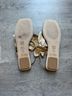 Stuart Weitzman 100% Leather Gold Sandals Size 9 - photo 5