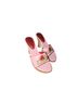 C Label Pink Tan Sandals Size 6 1/2 - photo 1
