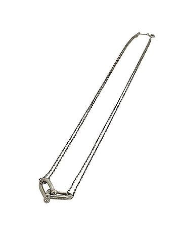 Tiffany & Co. TIFFANY&amp;Co. Tiffany HardWear Double Link Necklace, Sterling Silver 925 Pendant Choker, 05614 (view 1)