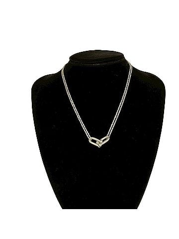 Tiffany & Co. TIFFANY&amp;Co. Tiffany HardWear Double Link Necklace, Sterling Silver 925 Pendant Choker, 05614 (view 2)