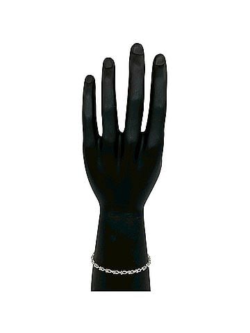 Tiffany & Co. TIFFANY&amp;Co. Tiffany HardWear Micro Bracelet, Sterling Silver 925 Chain Accessory, 26588 (view 2)