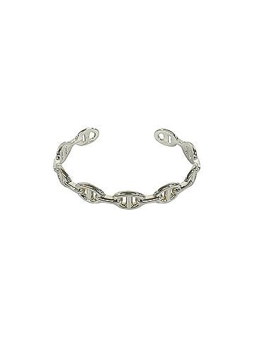 Hermès HERMES Hermes Enchainée Bangle, Sterling Silver 925, Bracelet, Cuff, Accessory, Men's, Women's, Silver, 36323 (view 1)