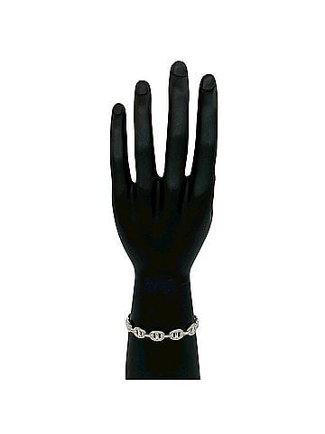 Hermès HERMES Hermes Enchainée Bangle, Sterling Silver 925, Bracelet, Cuff, Accessory, Men's, Women's, Silver, 36323 (view 2)