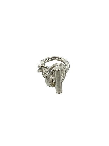 Hermès HERMES Croisette Ring, Sterling Silver 925, Women's Accessory, Jewelry, Silver, Item Number 26684 (view 1)