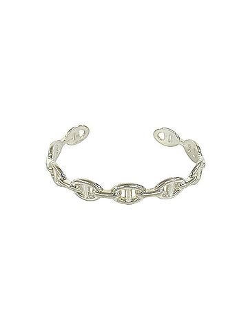Hermès HERMES Hermes Enchainée Bangle, Sterling Silver 925 Bracelet, Accessory, Men's &amp; Women's, Silver, 24125 (view 1)