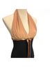 NeoN Black Tan Cocktail Dress Size S - photo 4