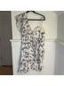 Elliatt 100% Polyester Floral White Gray Cocktail Dress Size L - photo 11