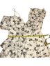 Elliatt 100% Polyester Floral White Gray Cocktail Dress Size L - photo 9