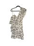 Elliatt 100% Polyester Floral White Gray Cocktail Dress Size L - photo 2