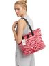 FURLA Zebra Print Pink White Tote One size - photo 1